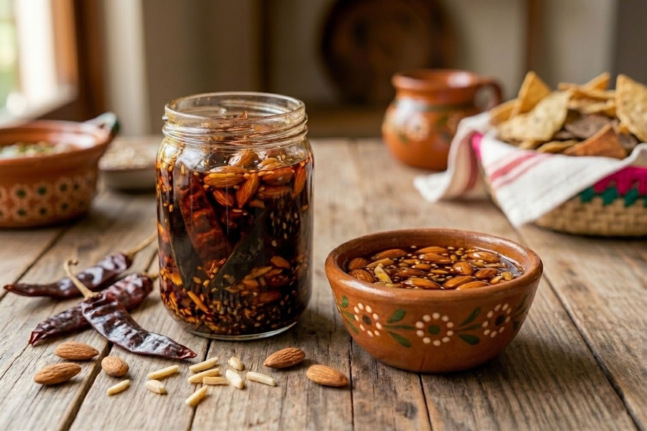 Salsa Macha de Chile Guajillo